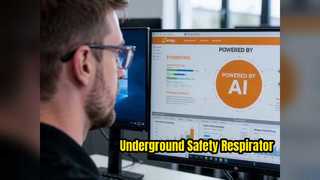 Μικρού μεγέθους ZL60 Self-Rescuer αναπνευστήρας Περιλαμβάνονται εσωτερικά χημικά για βιτρίνα υπόγειας εξόρυξης