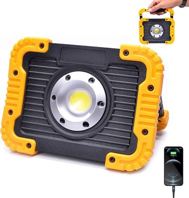 Καλή τιμή. Επαναφορτιζόμενο 1500 Lumens Αδιάβροχο IP44 Φορητό φως εργασίας LED για εσωτερική και εξωτερική χρήση σε απευθείας σύνδεση