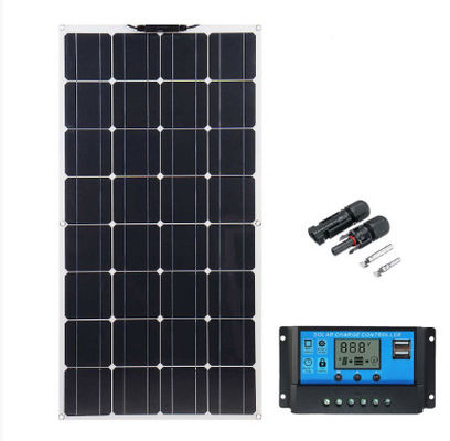 Καλή τιμή. Αδιάβροχο ηλιακό πλαίσιο 100W 12V Flexiable Monocrystalline με τον ελεγκτή δαπανών σε απευθείας σύνδεση